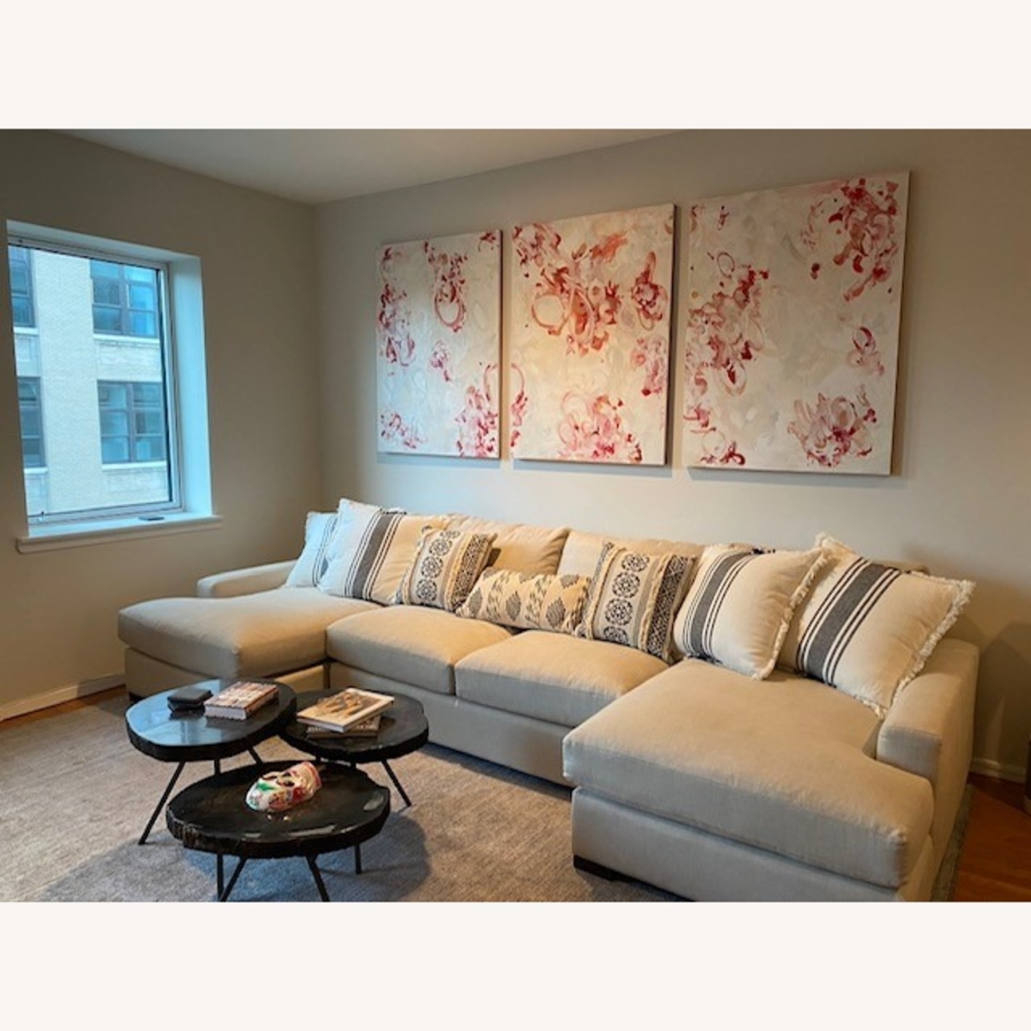 Arhaus Remington Sofa Natural Linen 3+ Piece Sectional - image-2