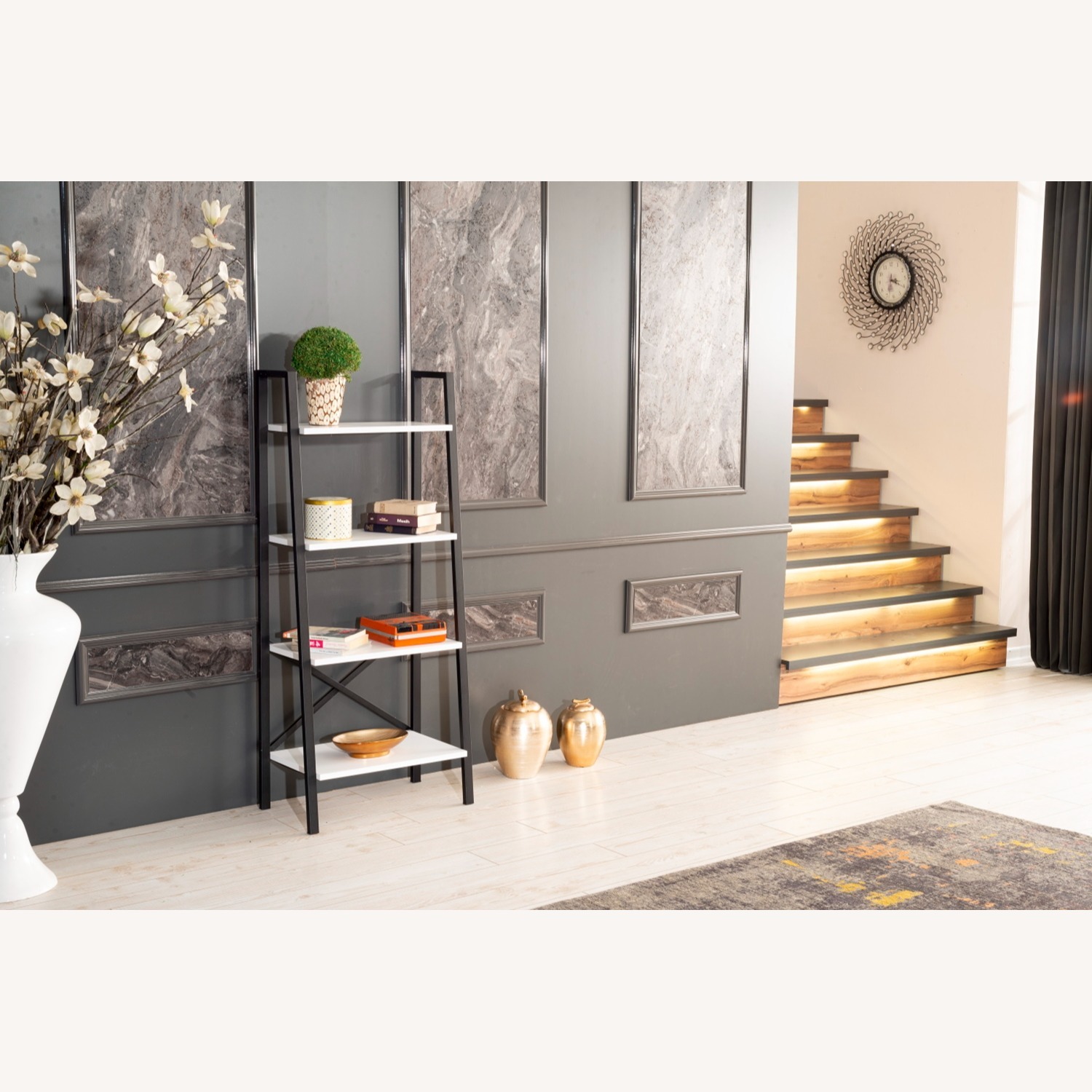 Wayfair White & Wood Ladder Bookcase – 4-Tier - image-4