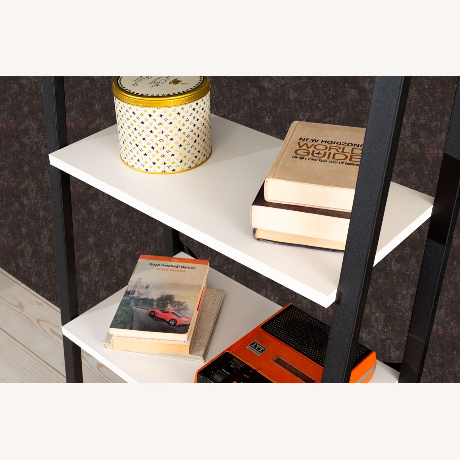 Wayfair White & Wood Ladder Bookcase – 4-Tier - image-6