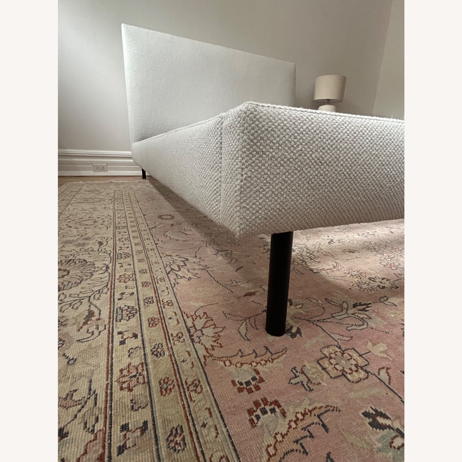 Room & Board Ella Bed Queen in Aerin Ivory Fabric - image-4