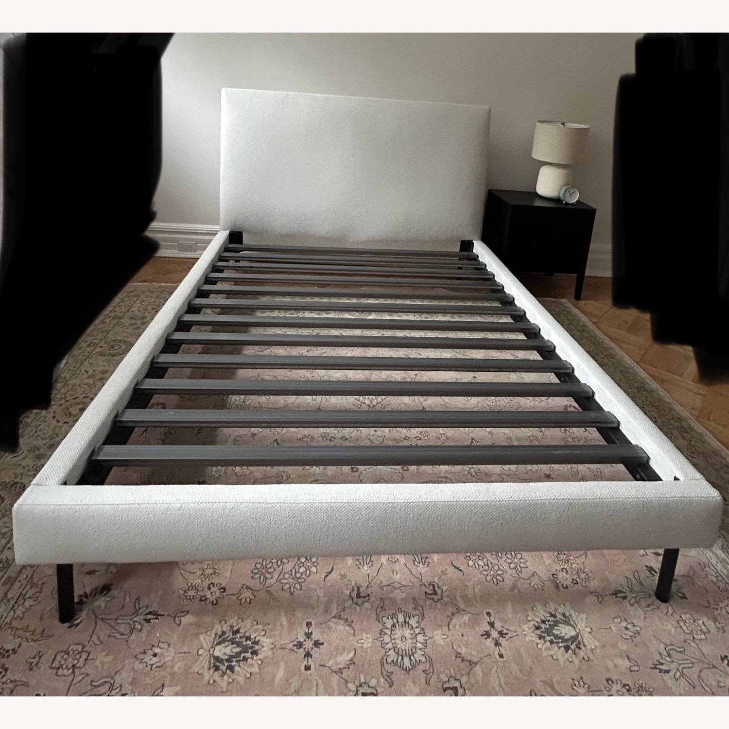 Room & Board Ella Bed Queen in Aerin Ivory Fabric - image-1