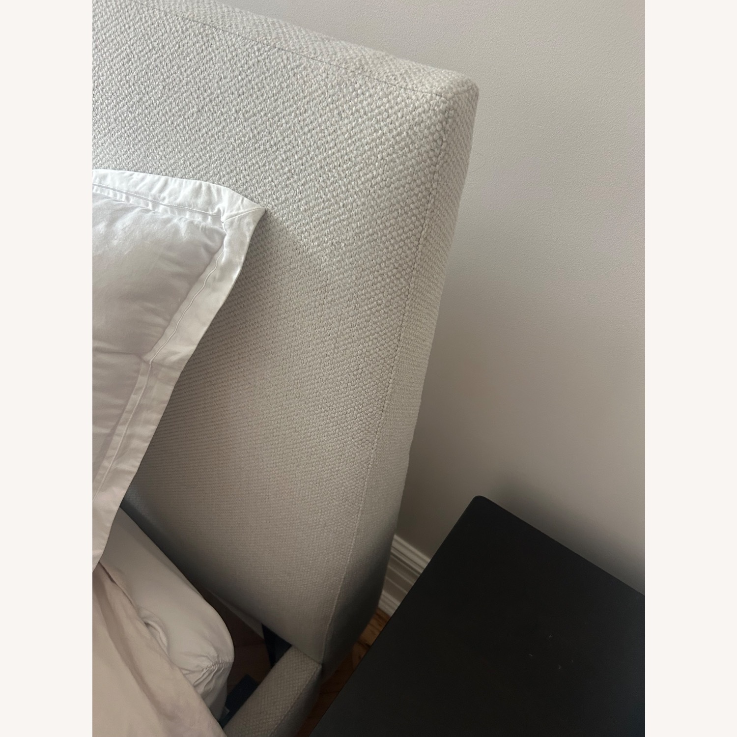 Room & Board Ella Bed Queen in Aerin Ivory Fabric - image-11