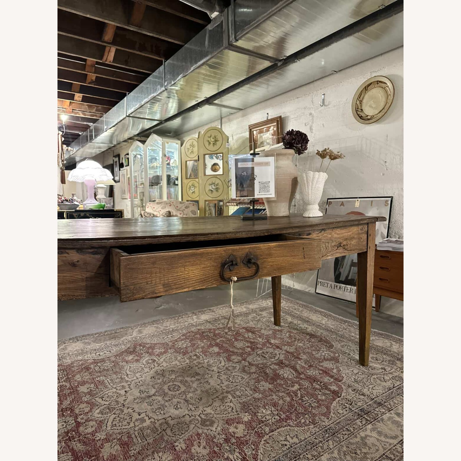 French Antique Farmhouse Table - image-6