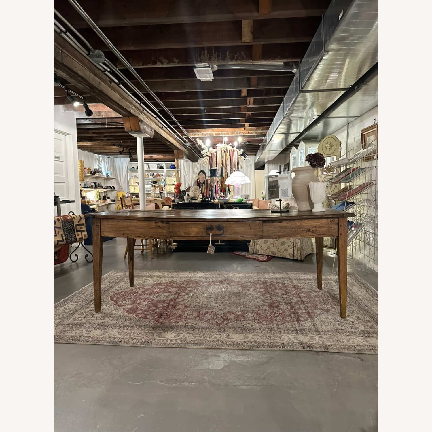 French Antique Farmhouse Table - image-1