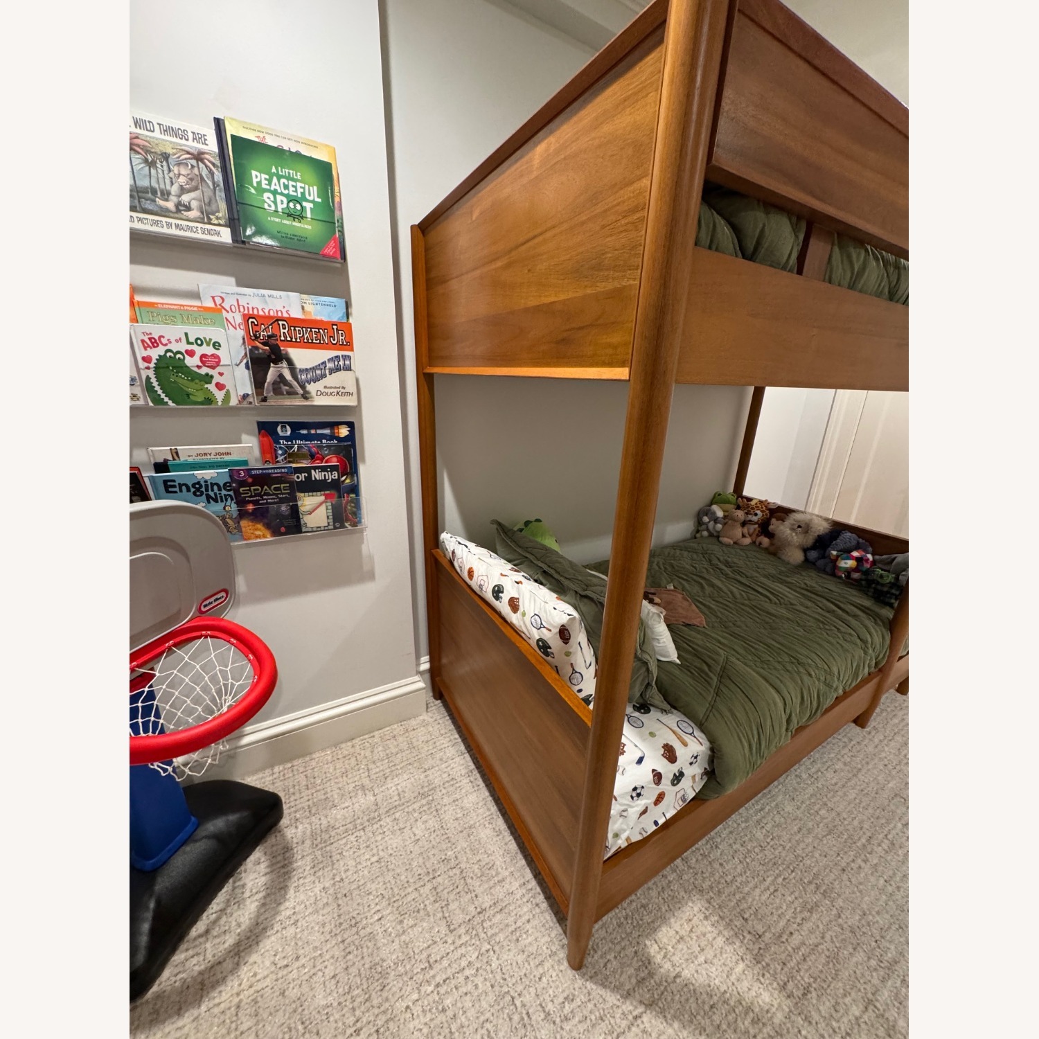 West Elm Mid-Century Twin Bunk Bed - image-4