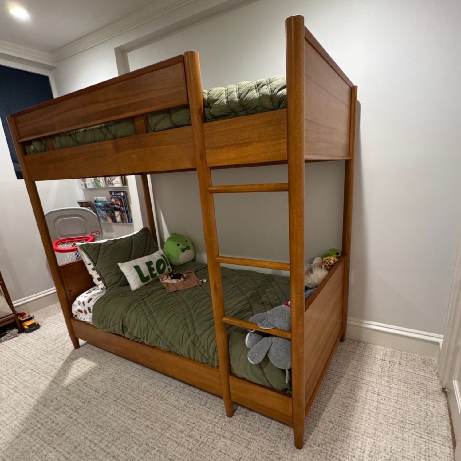 West Elm Mid-Century Twin Bunk Bed - image-3