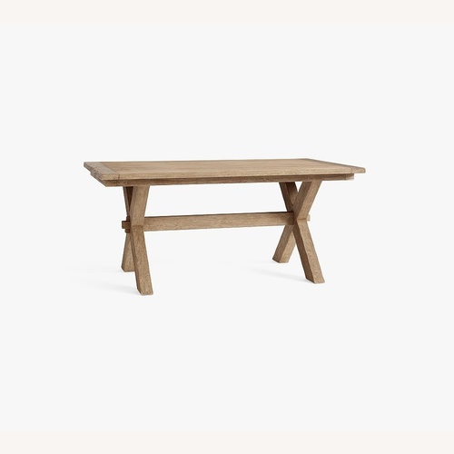 Used Pottery Barn Toscana Natural Wood Dining Table for sale on AptDeco