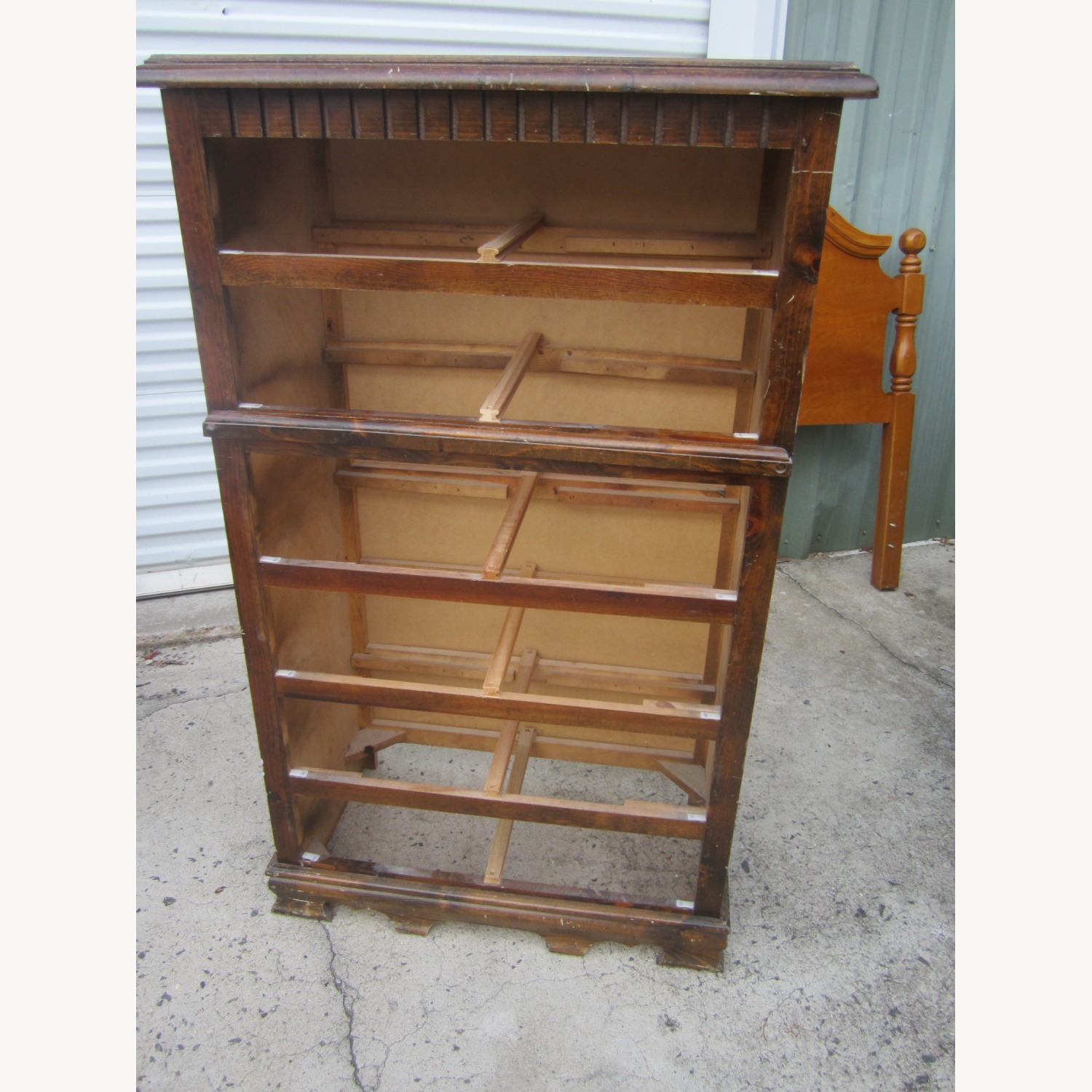 Vintage Tall Gentelmens Dresser, 6 Drawers - image-11