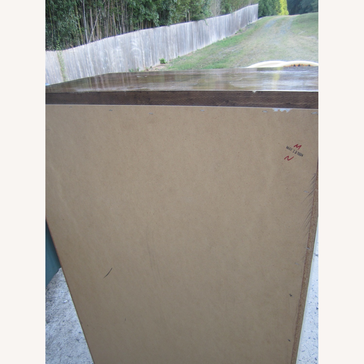 Vintage Tall Gentelmens Dresser, 6 Drawers - image-8