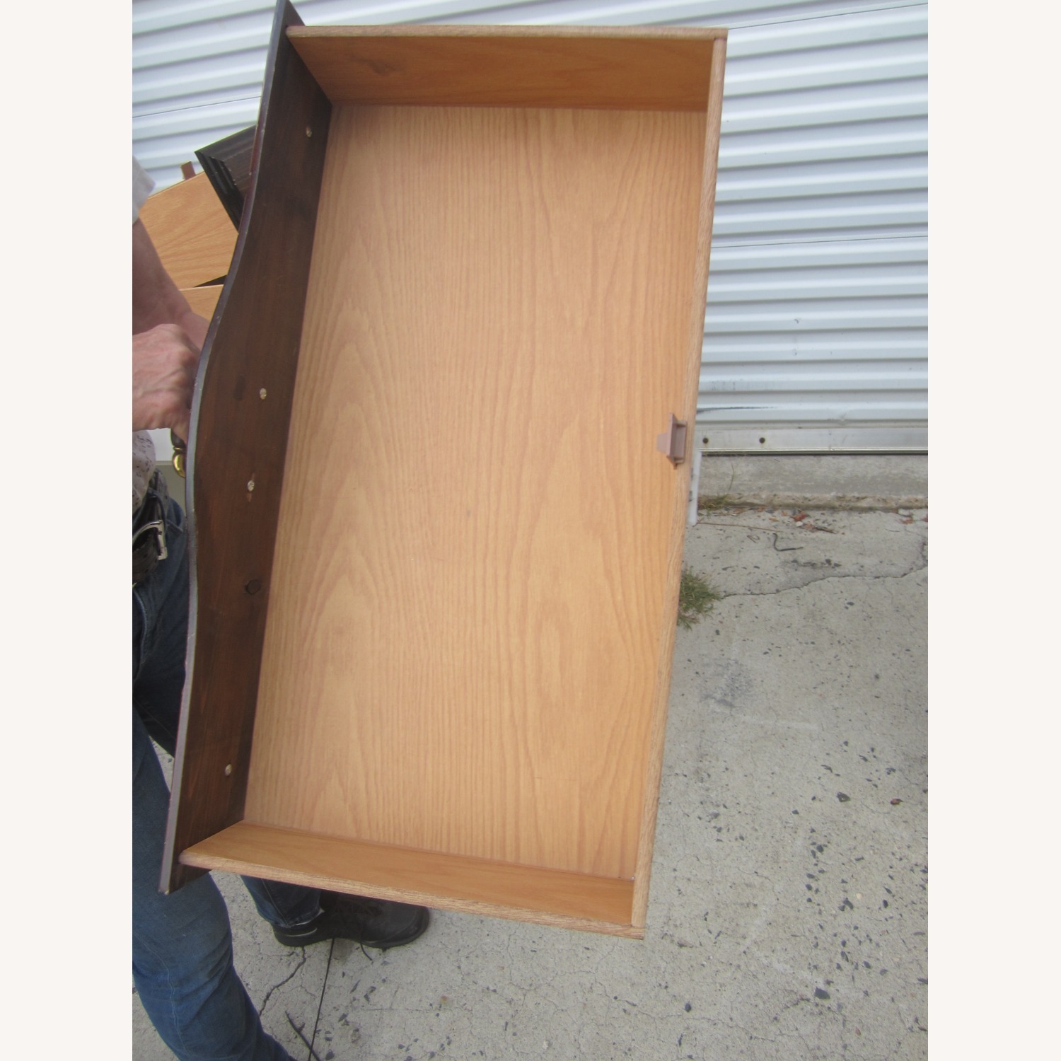 Vintage Tall Gentelmens Dresser, 6 Drawers - image-10