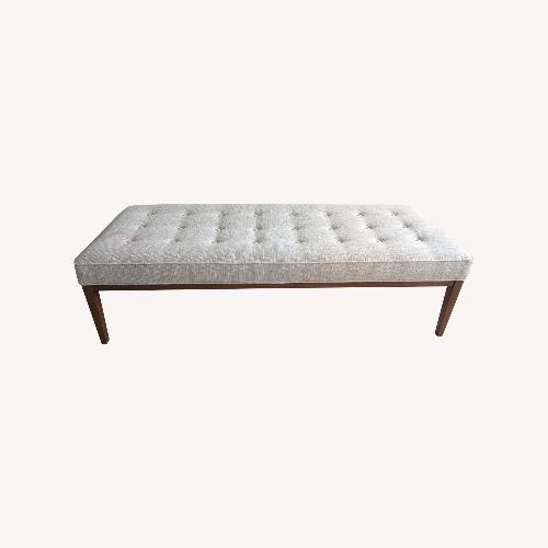 Used Mitchell Gold + Bob Williams Natural Fabric Bench for sale on AptDeco