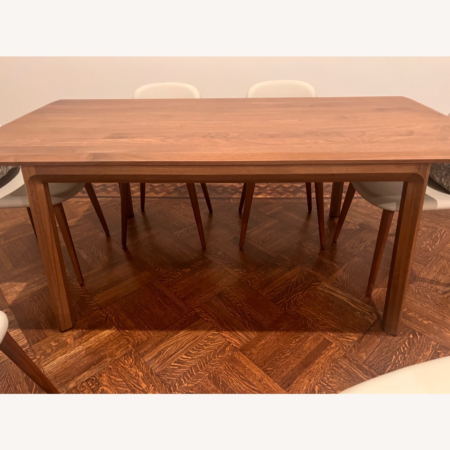Taylor Made Custom Solid Walnut Mint Dining Table - image-2