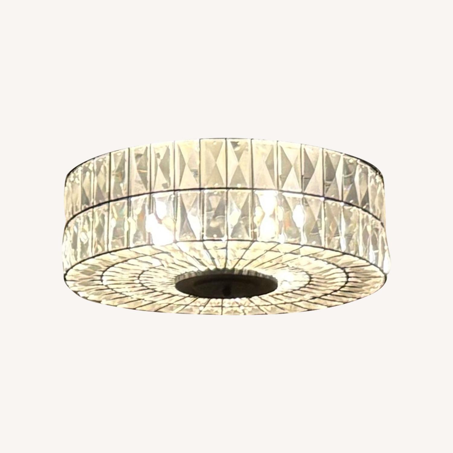 Pottery Barn Adeline Crystal Flush Mount Light - image-0