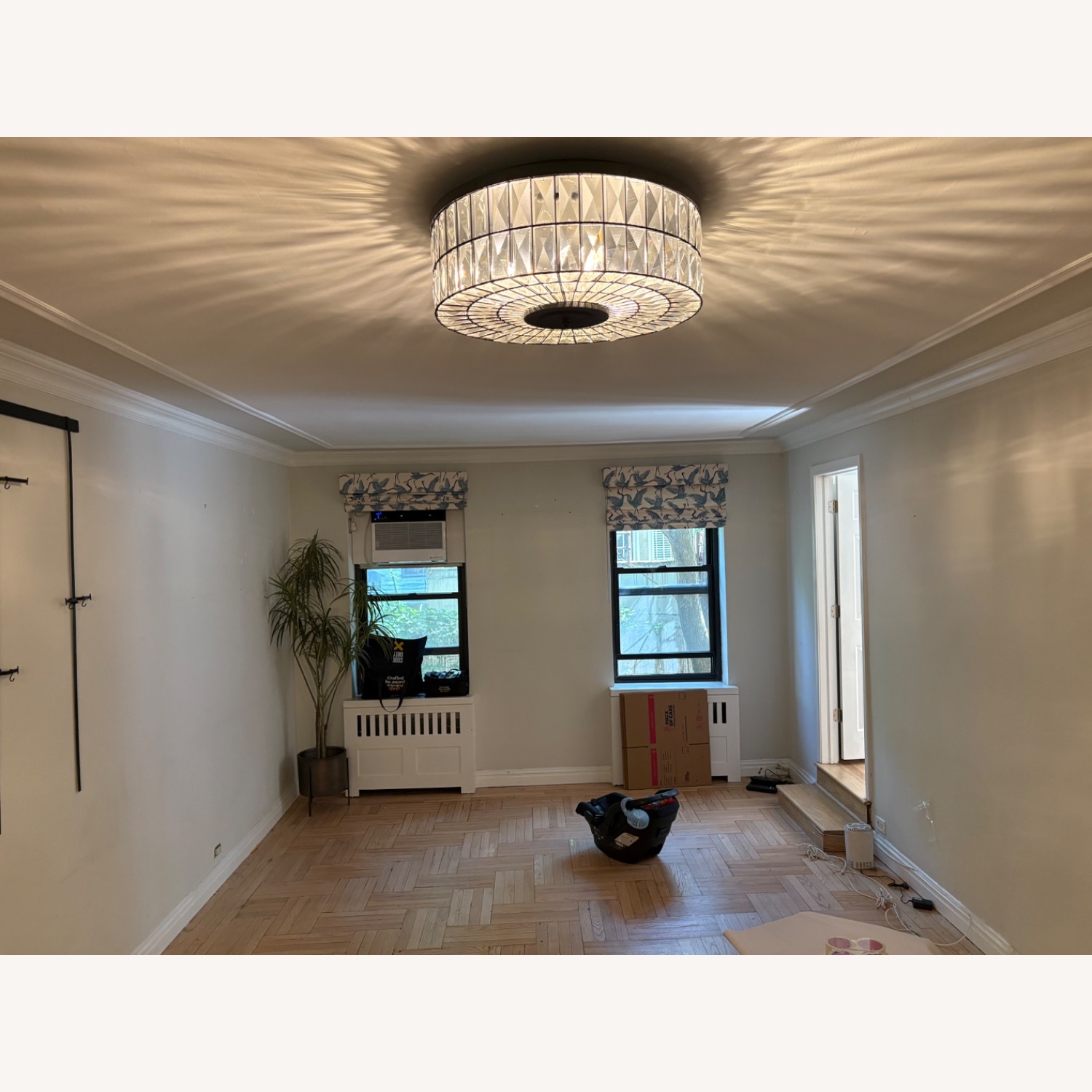 Pottery Barn Adeline Crystal Flush Mount Light - image-3