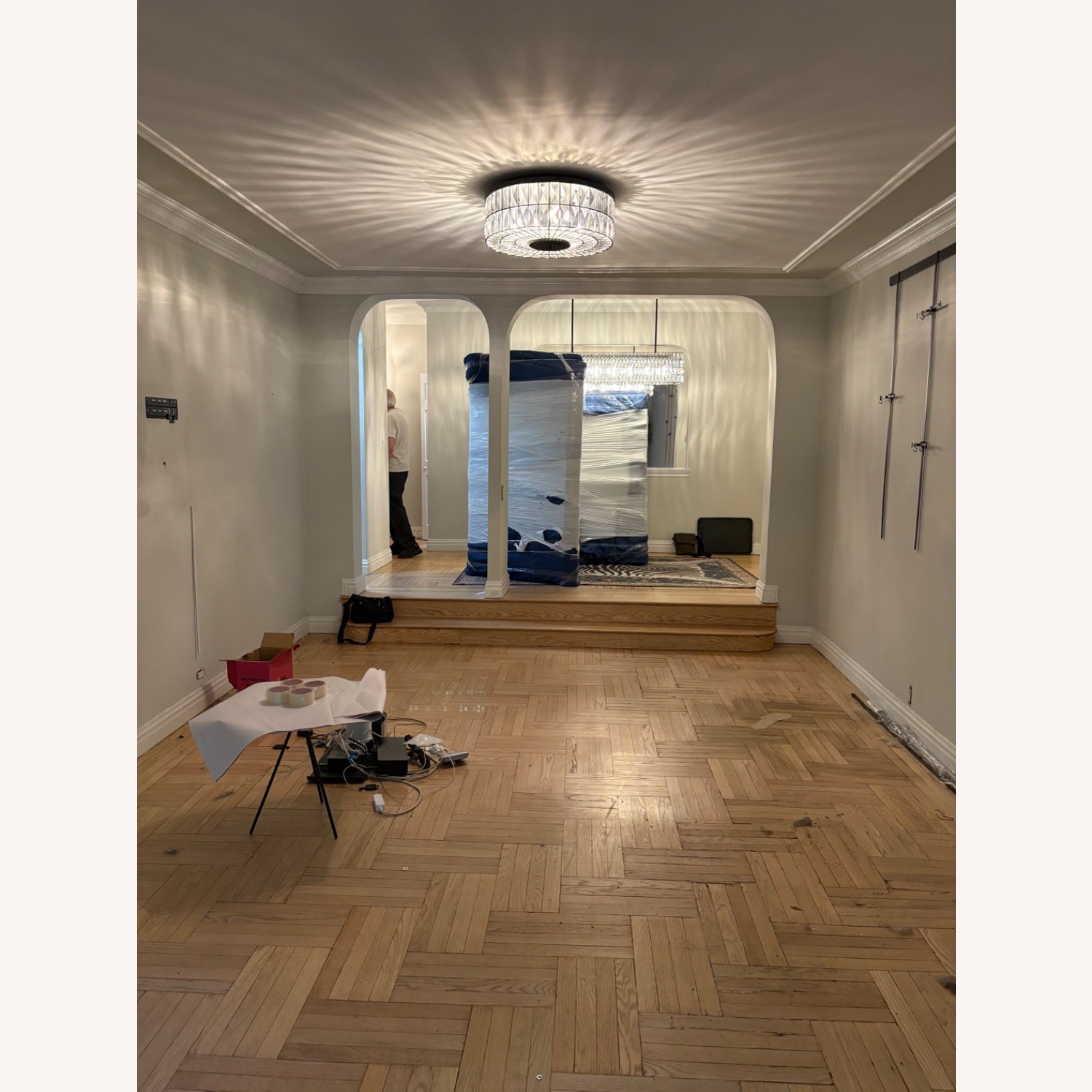 Pottery Barn Adeline Crystal Flush Mount Light - image-2