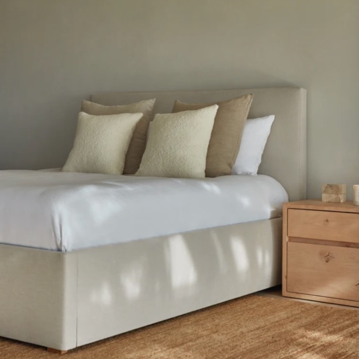 Jenni Kayne King Pacific Bed in Stone Color - image-3