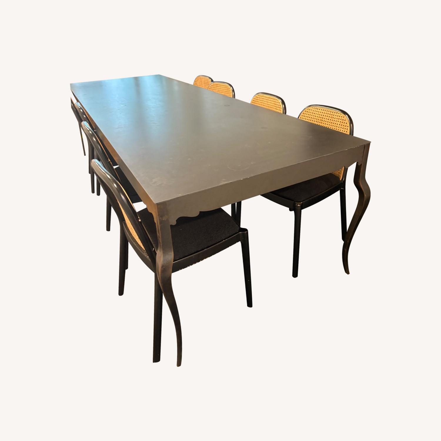 Gregor Jenkins Steel Dining Table  - image-0