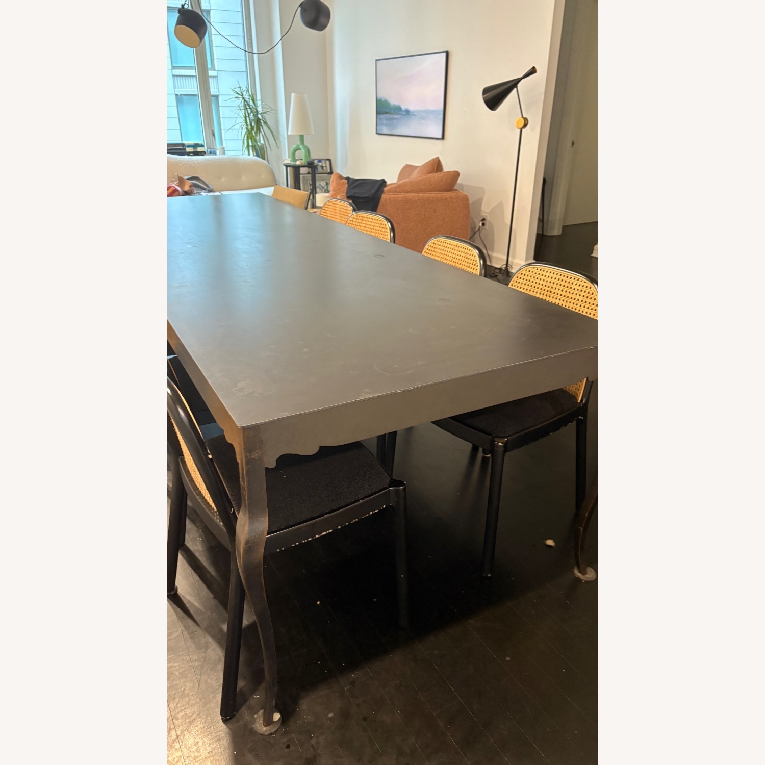 Gregor Jenkins Steel Dining Table  - image-1