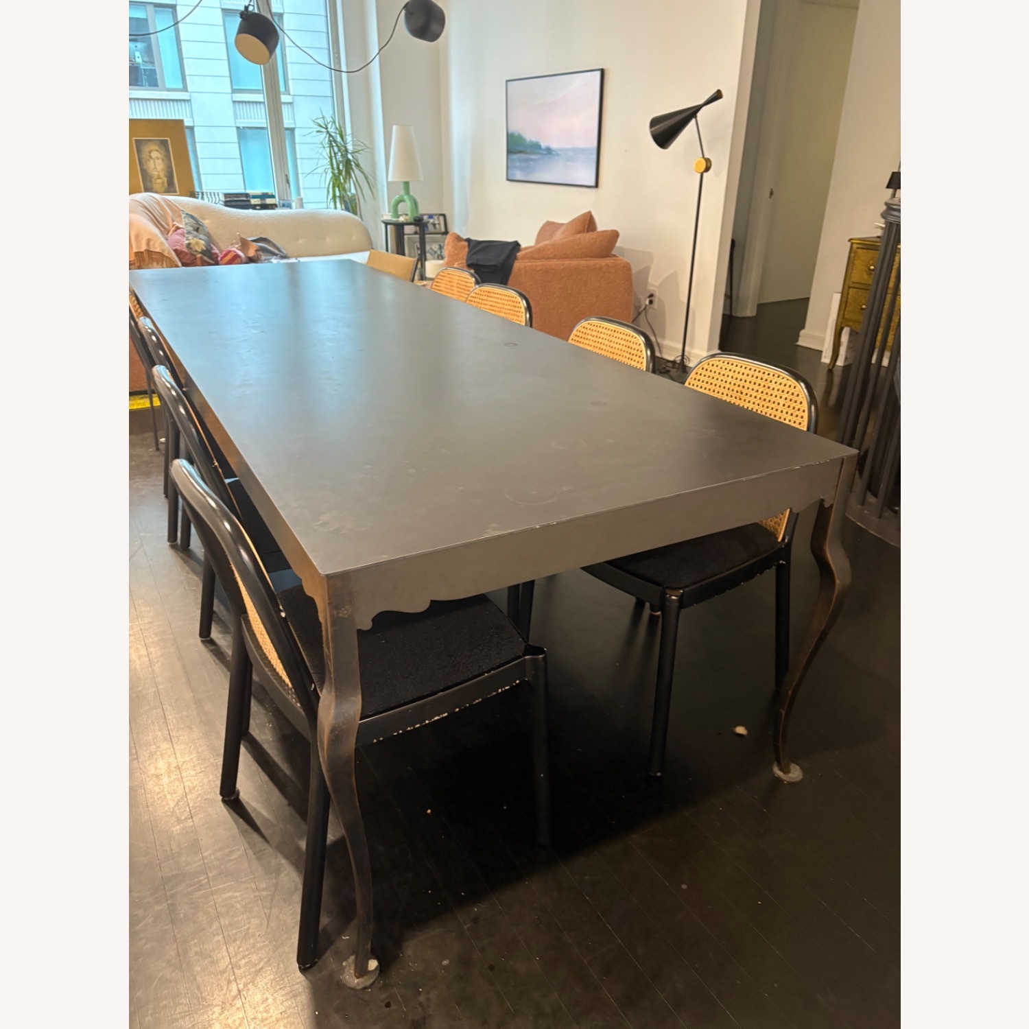 Gregor Jenkins Steel Dining Table  - image-11