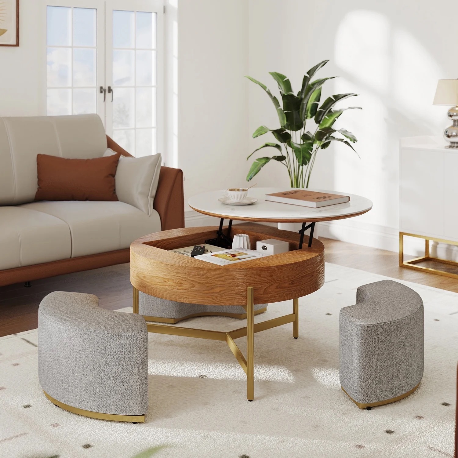 Bed Bath & Beyond Lift-Top Coffee Table with Storage - image-8