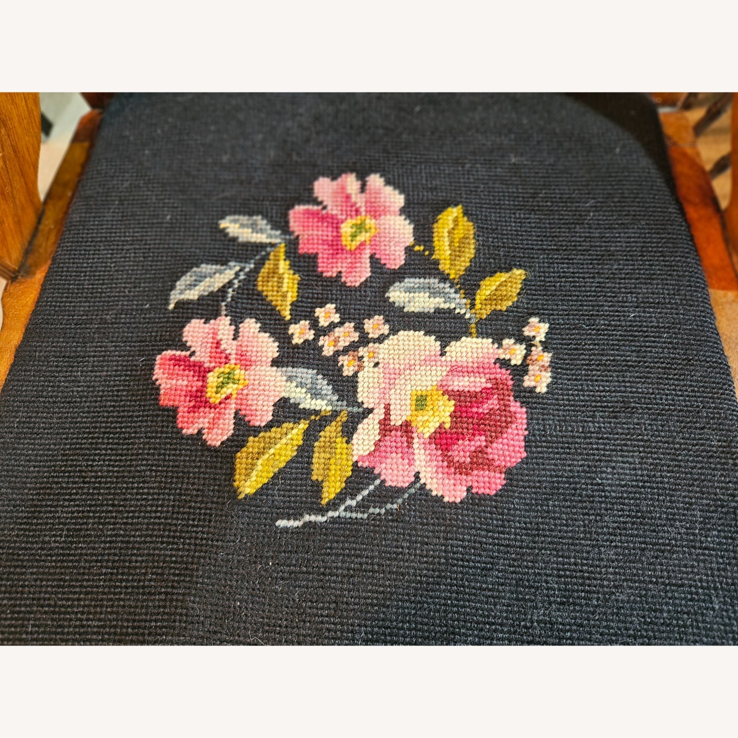 Vintage Pair Victorian Era Parlor Chairs - image-7