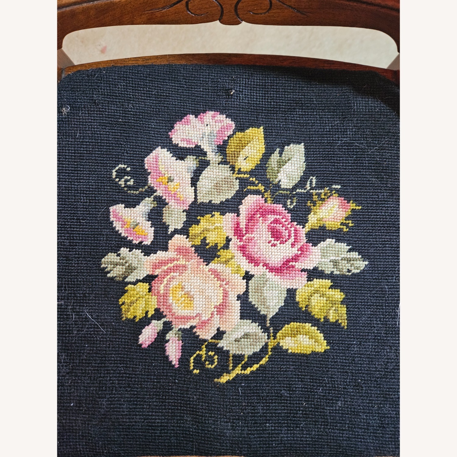 Vintage Pair Victorian Era Parlor Chairs - image-10