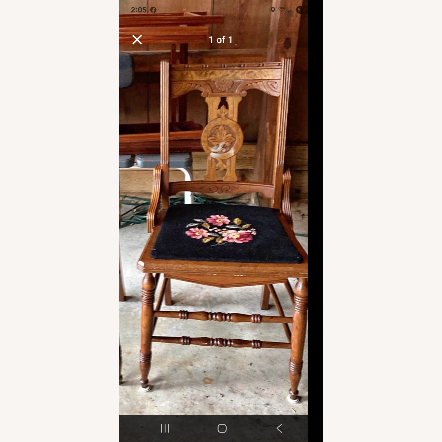 Vintage Pair Victorian Era Parlor Chairs - image-3