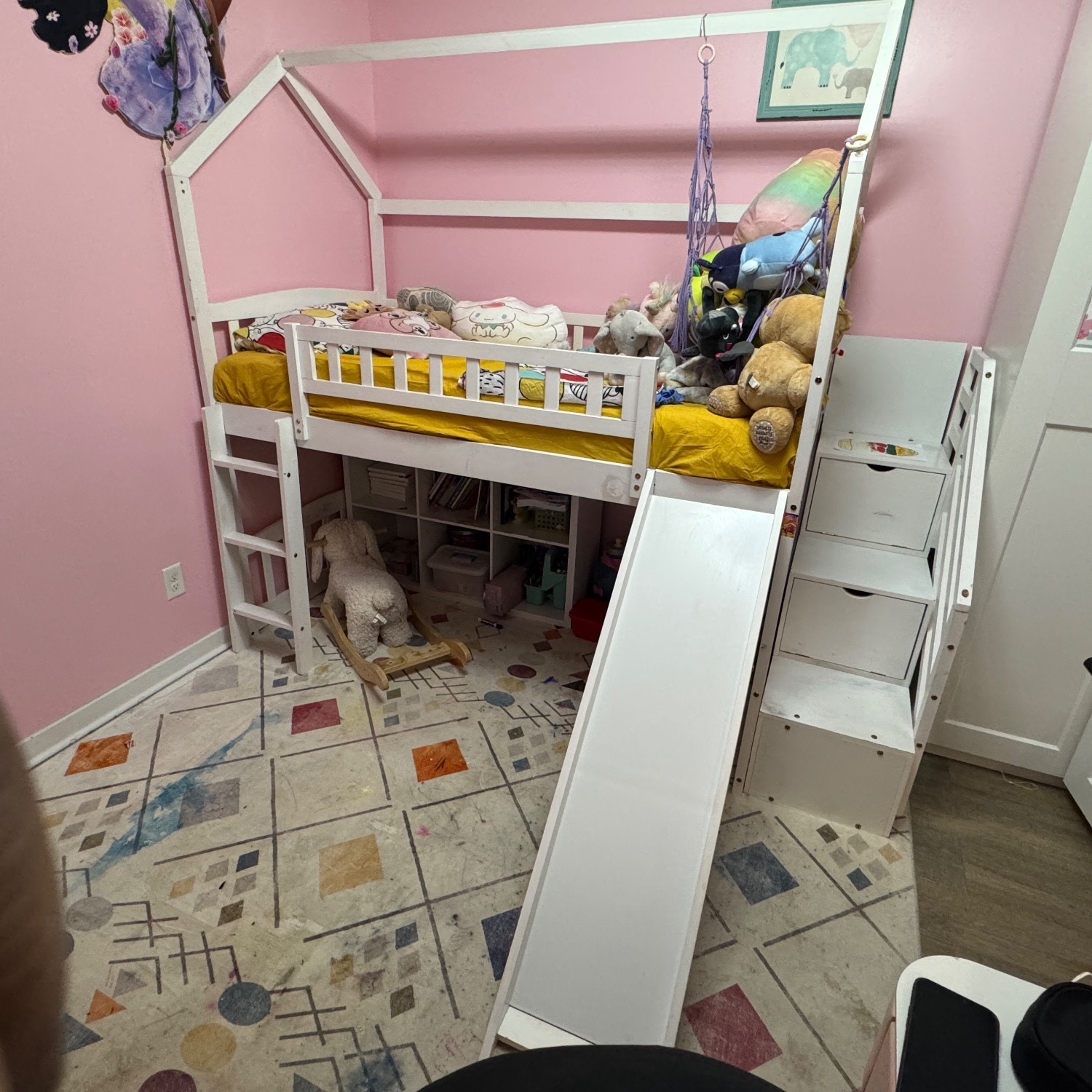White Bunk Bed - image-2