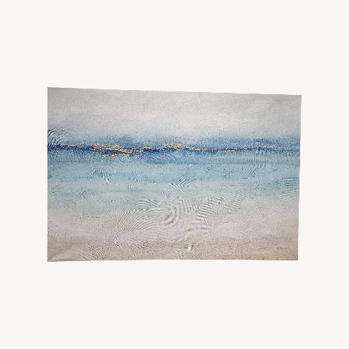 Used Canvas Print 48x32 Ready to Hang Sea Landscape for sale on AptDeco