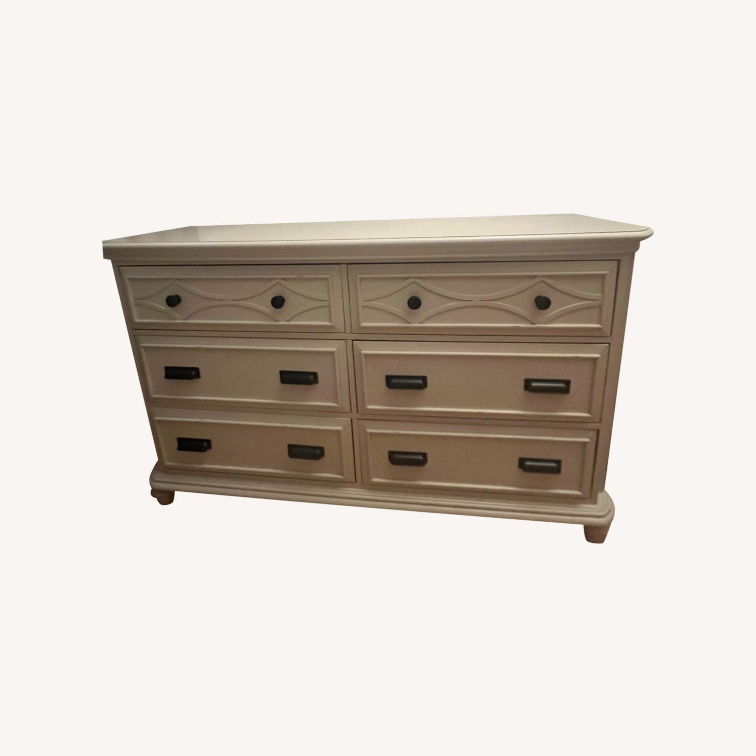Bob's Discount Furniture Mystic Bay White Wood Dresser - image-0