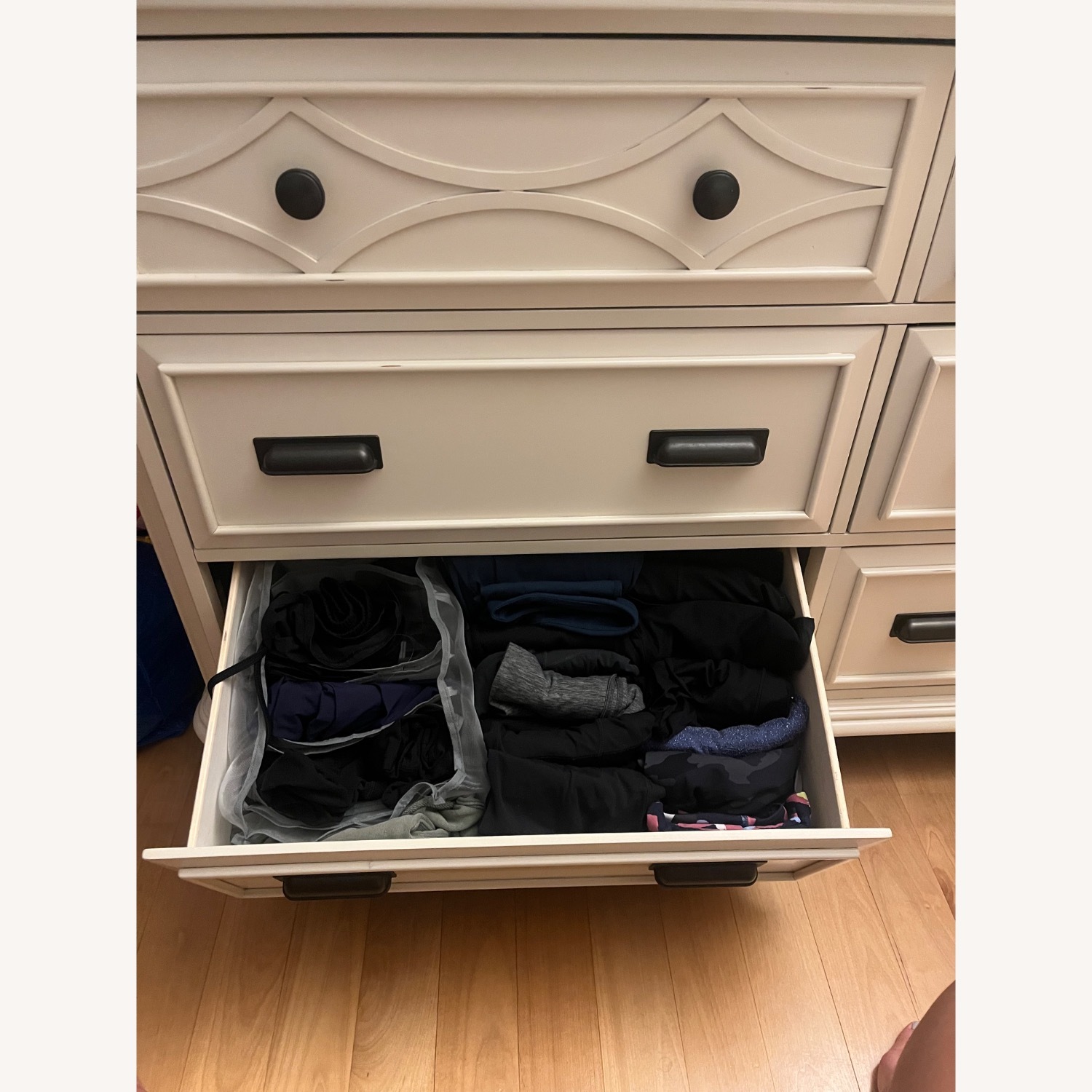 Bob's Discount Furniture Mystic Bay White Wood Dresser - image-6