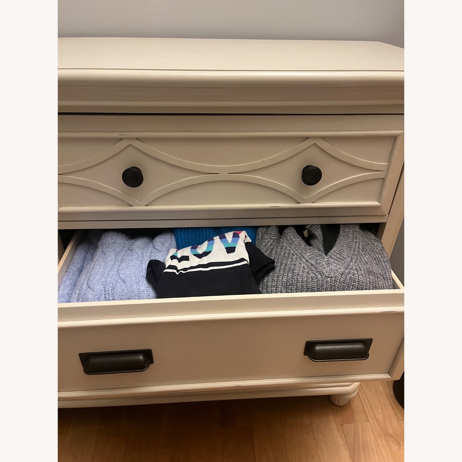 Bob's Discount Furniture Mystic Bay White Wood Dresser - image-4