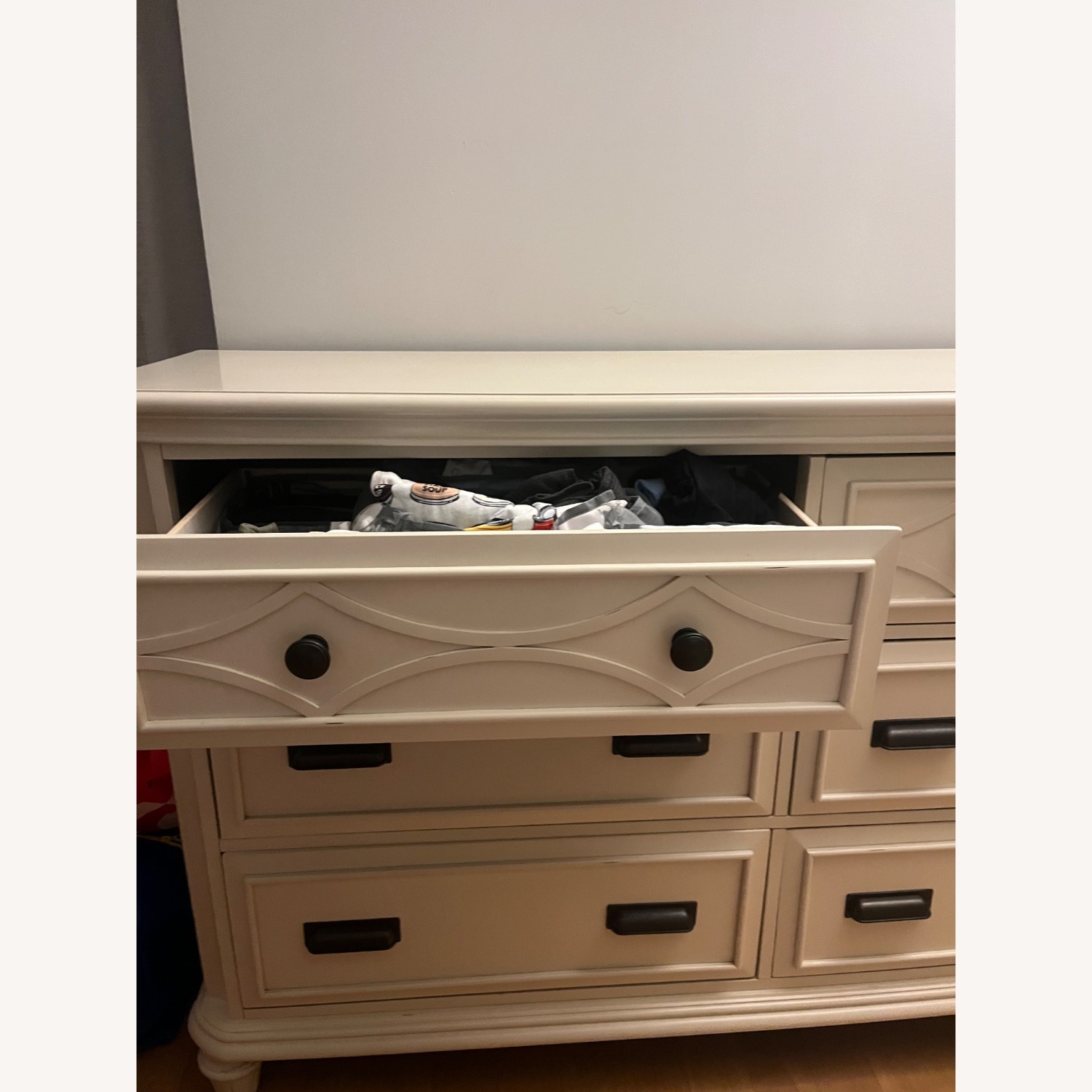 Bob's Discount Furniture Mystic Bay White Wood Dresser - image-8