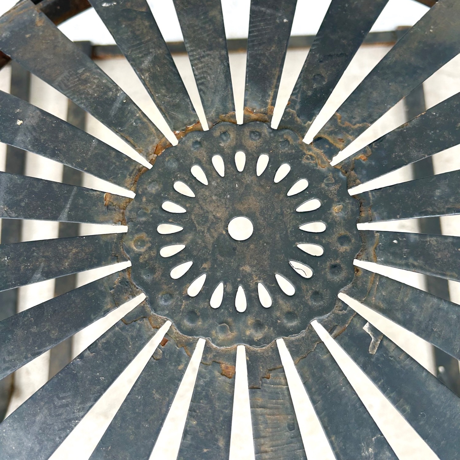 Vintage Patio Chairs attr François Carré- Pair - image-10