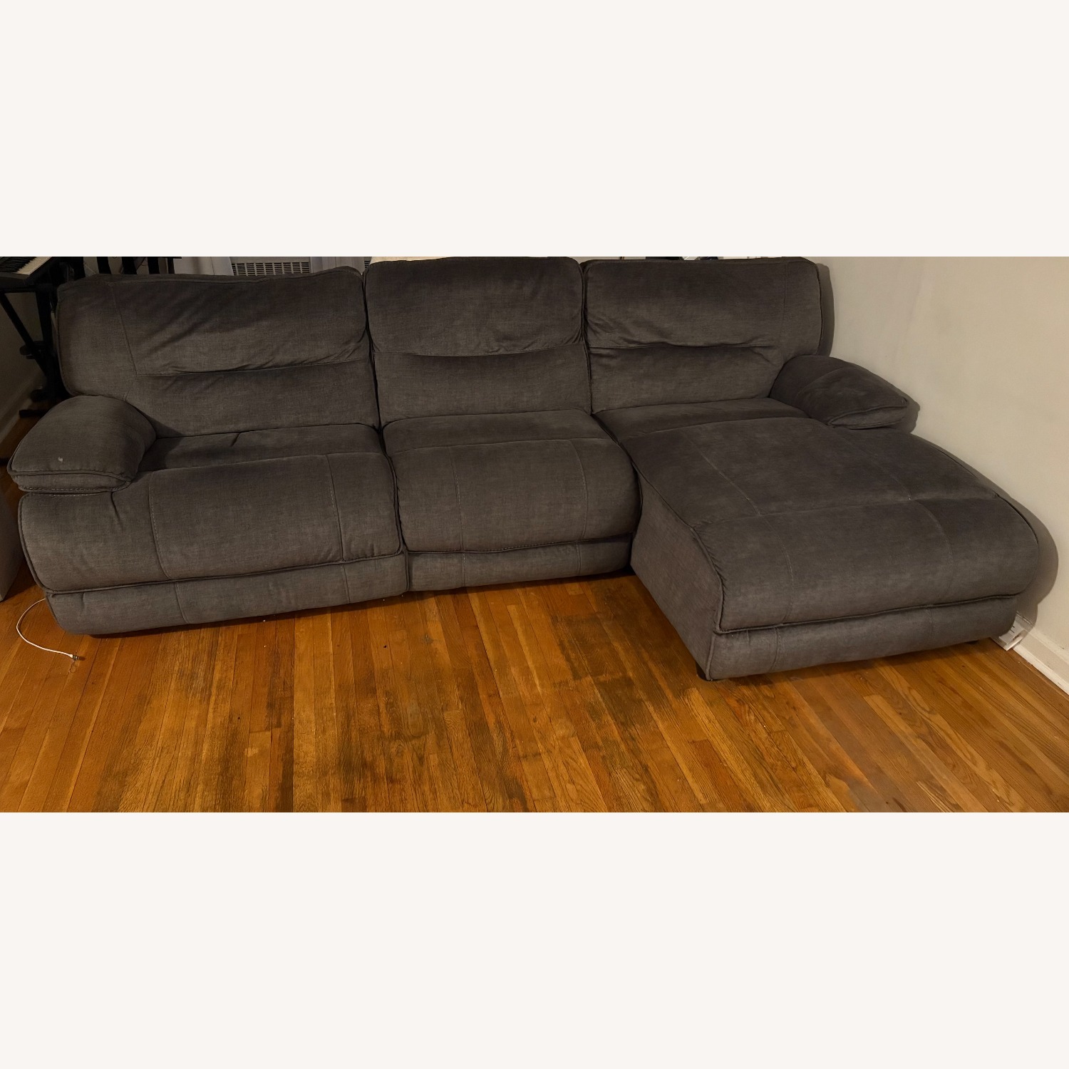 Bob's Discount Comfy Reclining Couch  - image-3