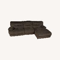 Bob's Discount Comfy Reclining Couch 