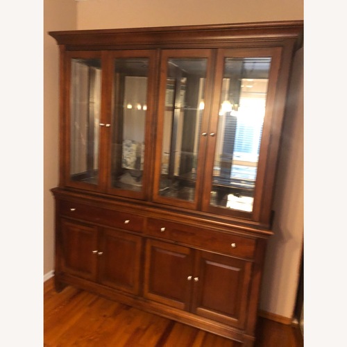 Used Thomasville Lighted China Cabinet for sale on AptDeco