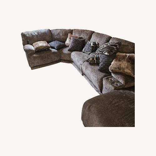 Used Bob's Discount Gray 6 Piece Sectional for sale on AptDeco