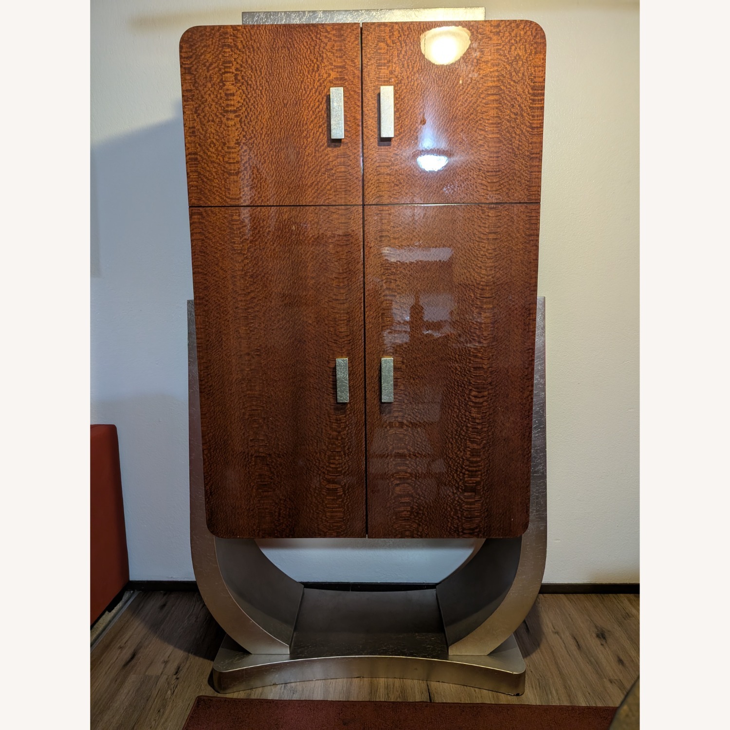 Vintage Art Deco Bar Cabinet  - image-11