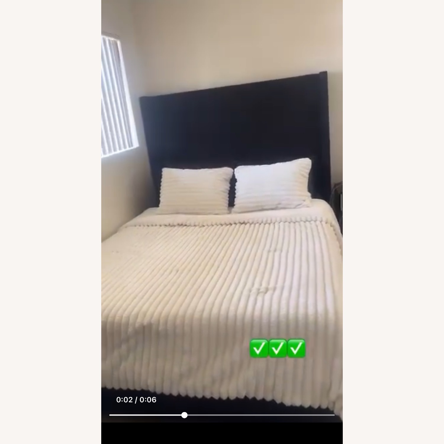 Wayfair Queen Bed frame  - image-2