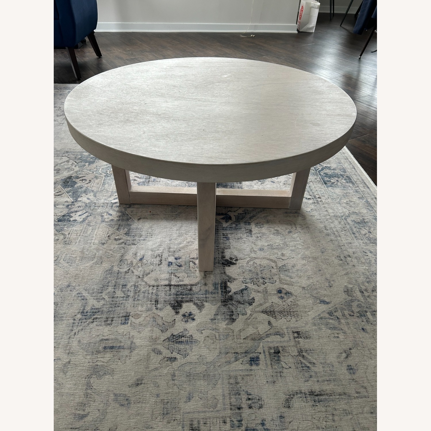 Light Brown Wood Coffee Table - image-1