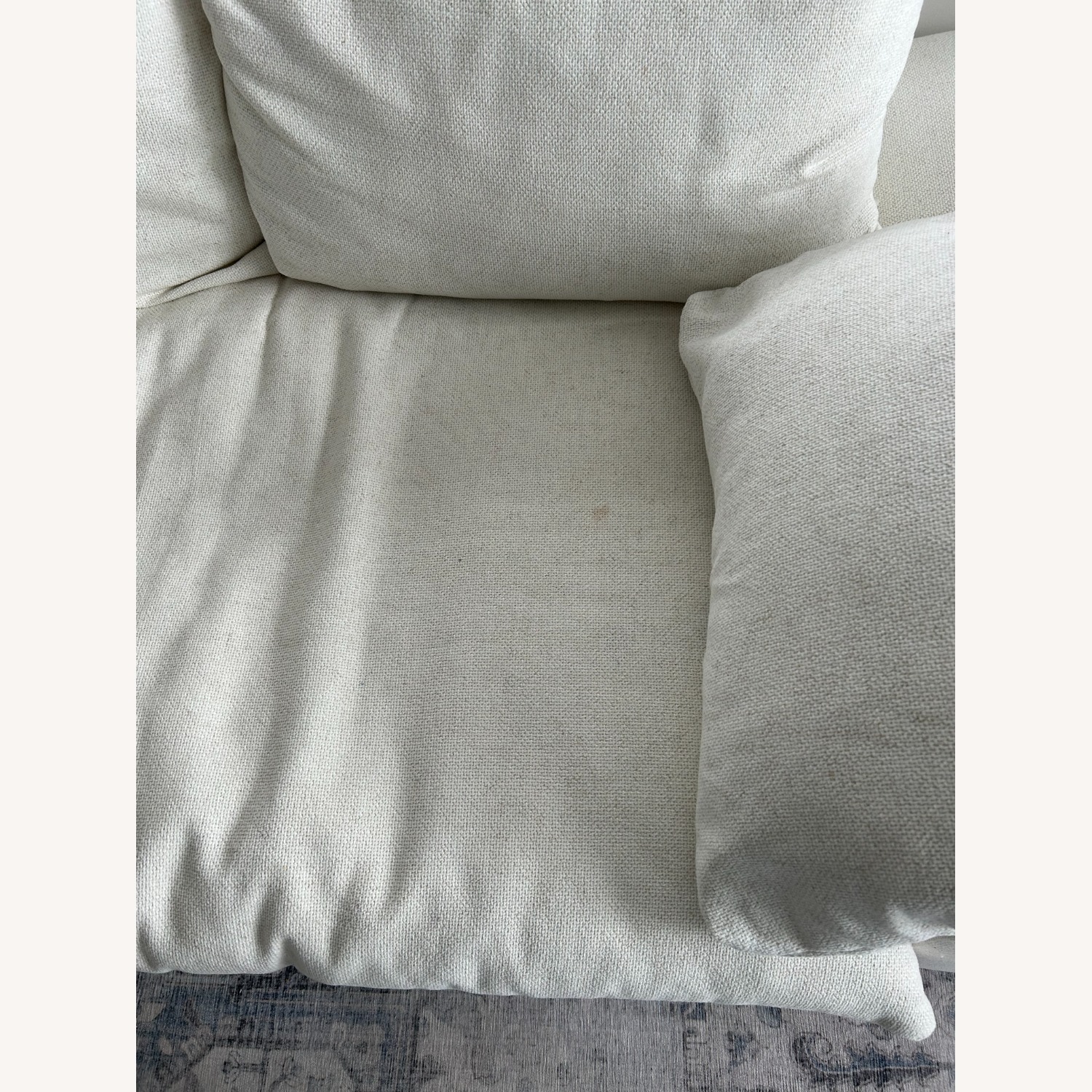 Crate & Barrel Algora White Fabric 3+ Seater Sofa - image-4