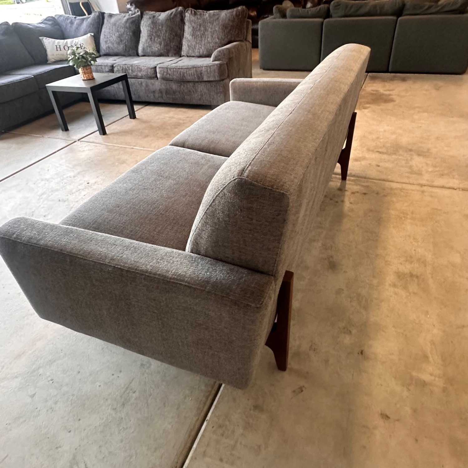 Tyler Dark Gray Fabric Loveseat - image-13