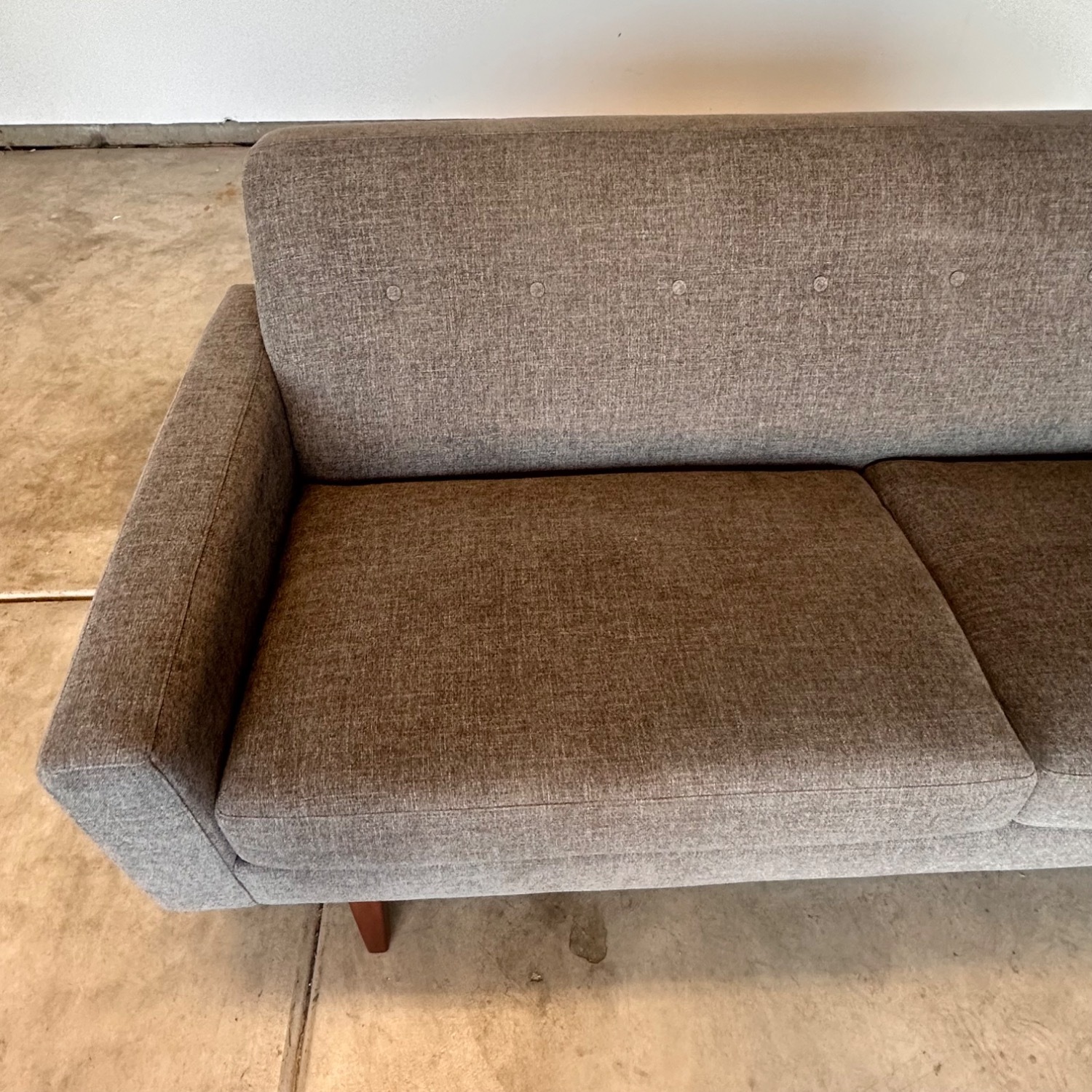 Tyler Dark Gray Fabric Loveseat - image-10