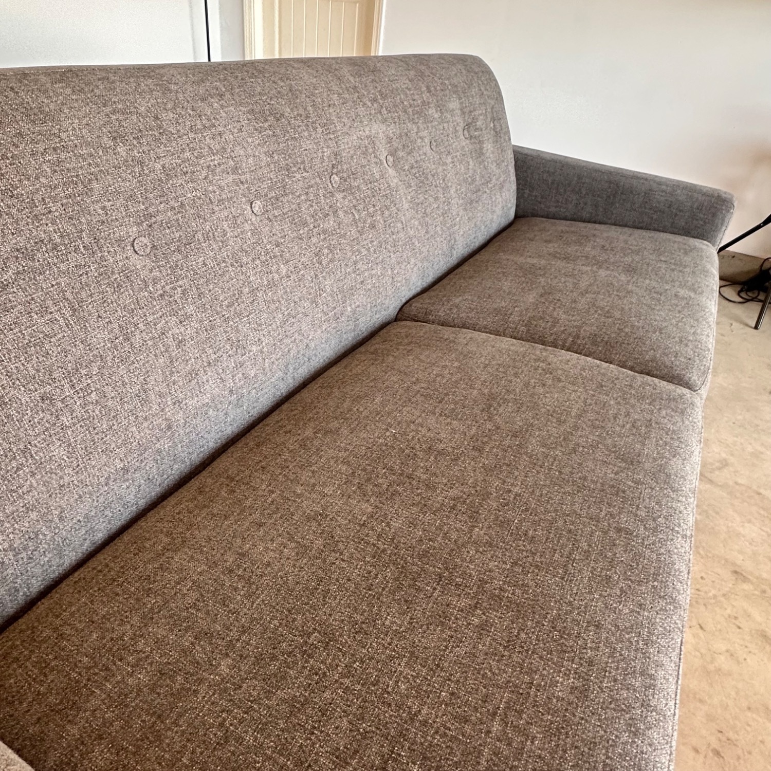 Tyler Dark Gray Fabric Loveseat - image-20