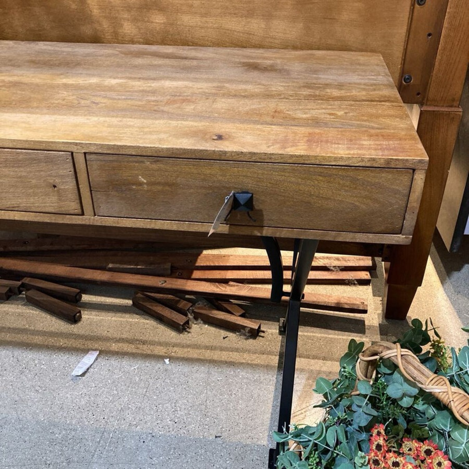 Villa2 Dakota Wood & Metal Desk - image-3