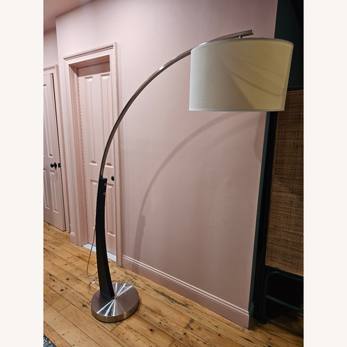 Used Lumens Pimton Dark Brown Floor Lamp for sale on AptDeco