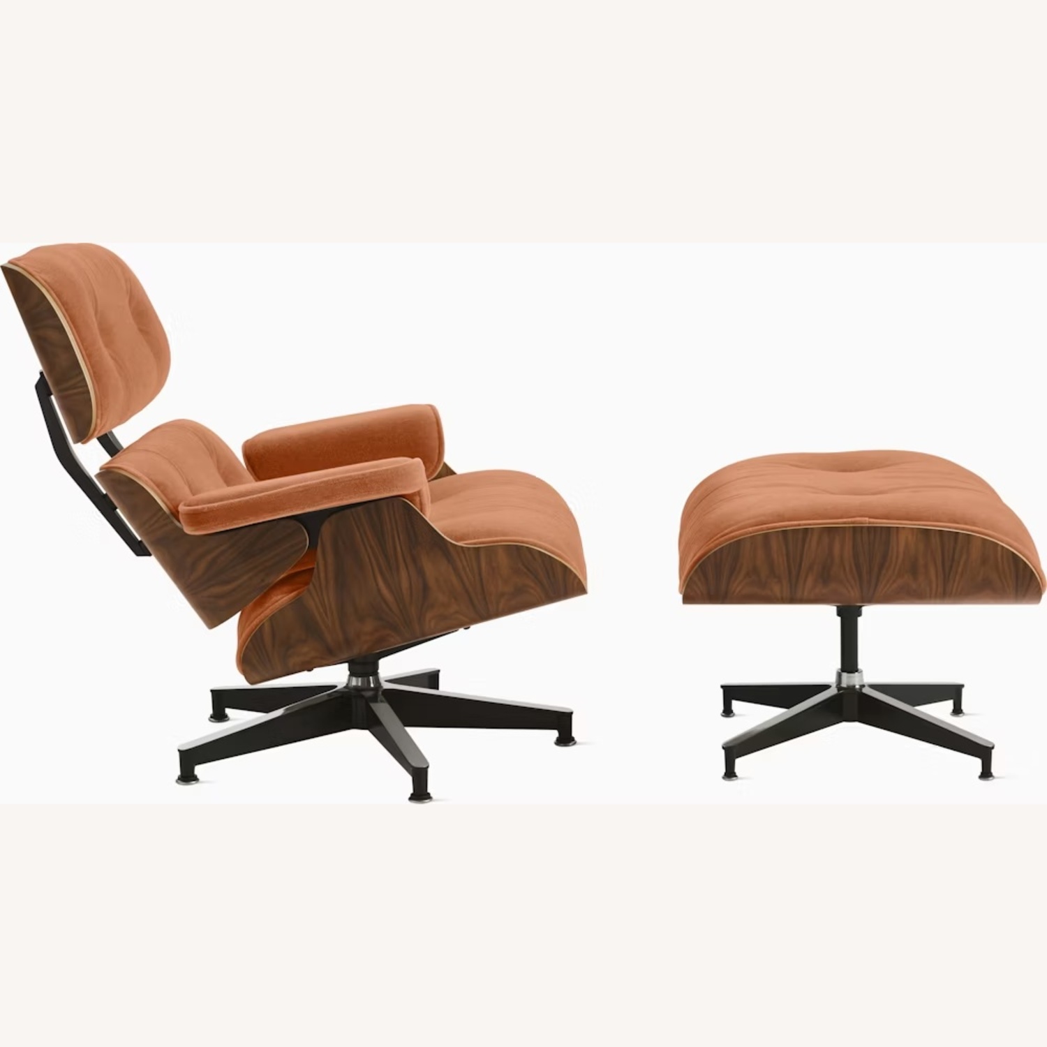 Herman Miller Eames Lounge Chair and Ottoman in Cayenne - image-7