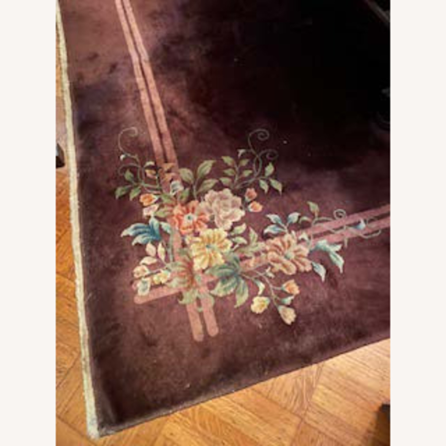 Vintage/Antique Finds Dark Brown Rug - image-1