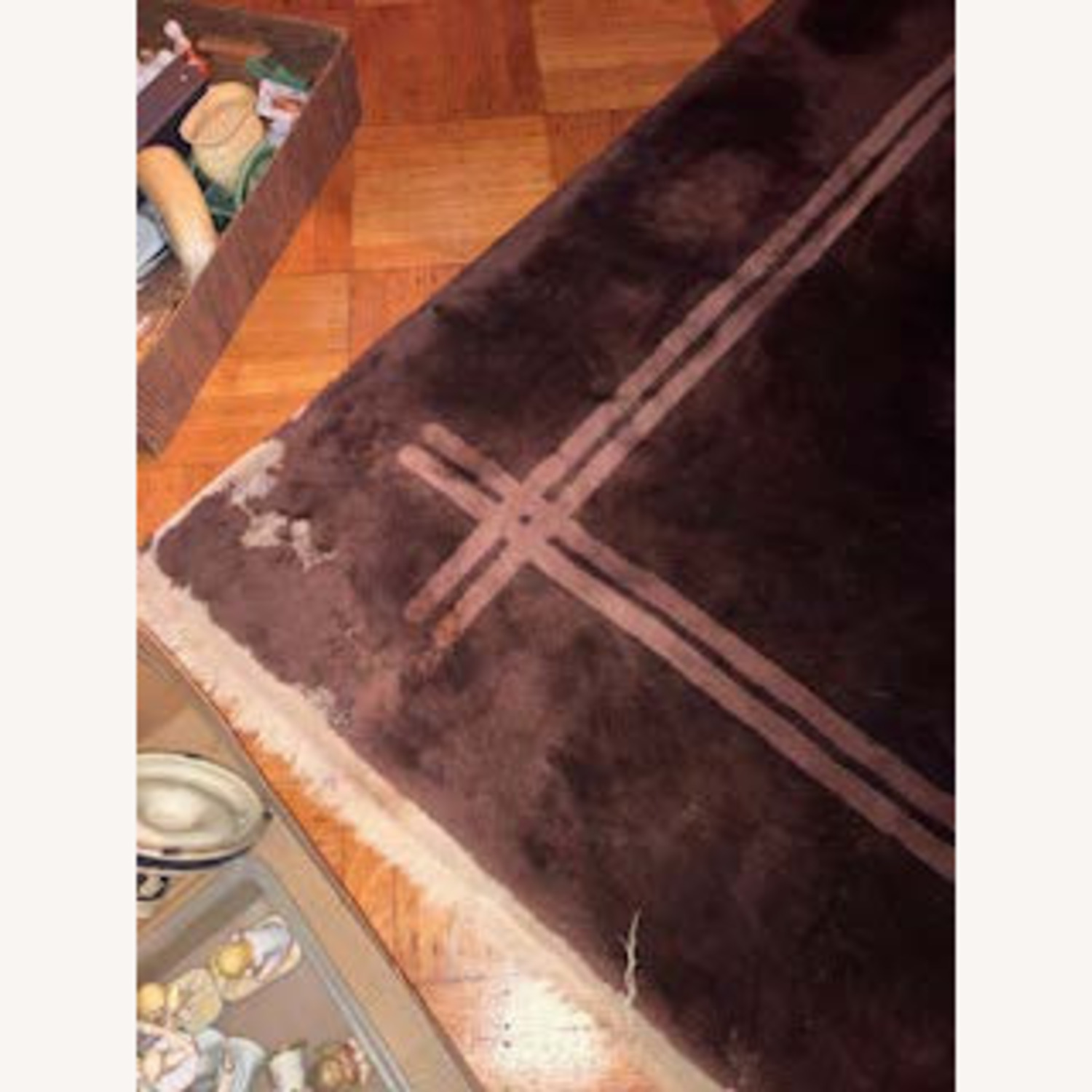 Vintage/Antique Finds Dark Brown Rug - image-3